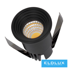 Universo Mini spot lámpatest 3w 6500k 300lm 30° IP20 Fekete D35x47mm kivágás:D28mm világítás