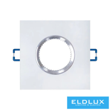 Universo Süllyesztett lámpatest 1xPAR16 foglalat nélkül IP20 Fehér 95x95x23mm Kivágás:D60mm világítás