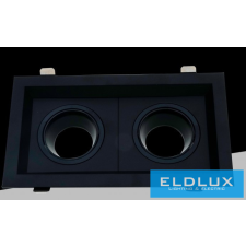 Universo Süllyesztett spot lámpatest 2xGU10 fekete világítás