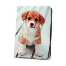 Univerzális 9"-10" colos "Cute Puppy" mintás tablet könyvtok tablet tok