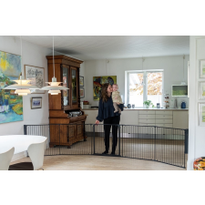  Univerzális baba biztonsági rács BabyDan Carl XXX Wide, fekete bababiztonság