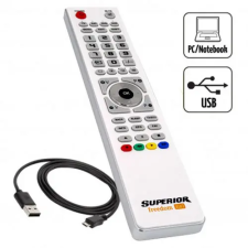 Univerzális és/vagy helyettesítő termék, méret szerint FREEDOM PROGRAMOZHATÓ TÁVIRÁNYÍTÓ MIKRO-USB KÁBELLEL, 4-IN-1, FEHÉR (SUPTUW003) távirányító