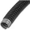  UNIVOLT 005993 fém gégecső, PVC köpeny, >750N,UV-álló, átm. 21/17mm