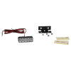 Unknown 12V LED rendszámtábla világítás fehér, ABE Mini Micro univerzális – robogó, quad, motorkerékpár, autó, utánfutó, segédmotor Unknown Elektronika Világítások Rendszámtábla világítások