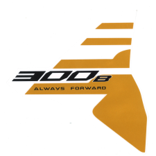 Unknown SFA300 '300' feliratú jobb oldali matrica Unknown Vázak, idomok, kiegészítők Matricák egyéb motorkerékpár alkatrész