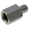 Unknown Tükör adapter krómozott, M10 jobb menetről M8 jobb menetre Unknown Vázak, idomok, kiegészítők Adapterek és konzolok