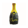Ünnepel B&amp;C Champagne Cheers, Pezsgős üveg fólia lufi 76 cm