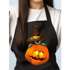  Ünnepi kötény - Halloweeni tök és macska lakástextília