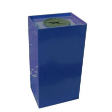  Unobox fém szemetes kosár szelektív hulladékhoz, 100 l térfogat, kék szemetes