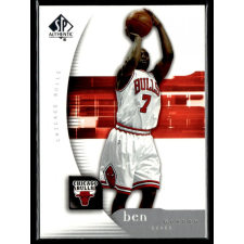 Upper Deck 2005-06 SP Authentic #10 Ben Gordon gyűjthető kártya