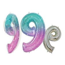  Űr 9-es Space szám fólia lufi 78 cm party kellék
