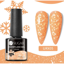 UR Sugar Hópehely Gél lakk - Narancs - 7ml lakk zselé