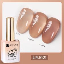Ur Sugar Jelly Nude- Üveghatású Gél Lakk URJ021 lakk zselé