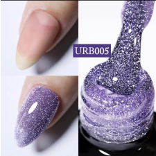 UR Sugar Rubber Base Gél Sötét Lila csillám urb005 lakk zselé