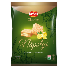 Urban Classics töltött ostya 180 g citromos krémmel csokoládé és édesség