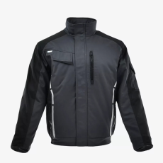 Urgent Sara Standard Winter rövid bélelt kabát sötétszürke/fekete színben