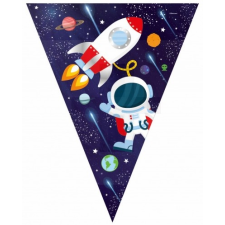  Ürhajó mintás parti zászló - 3,2 méter party kellék