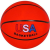  USA kosárlabda - narancssárga 7-es méret (02999)