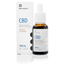 USA Medical CBD olaj 3000mg 30ml vitamin és táplálékkiegészítő