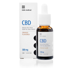 USA Medical CBD olaj 500mg 30ml vitamin és táplálékkiegészítő