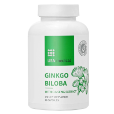 USA Medical Ginkgo Biloba (60 Kapszula) vitamin és táplálékkiegészítő