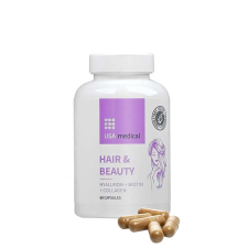 USA Medical Hair&amp;Beauty - Hajvitamin Kapszula Hialuronnal, Kollagénnel és Biotinnal (60 Kapszula) vitamin és táplálékkiegészítő