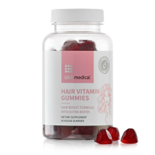 USA Medical Haj gumi-vitamin biotinnal 60 db vitamin és táplálékkiegészítő