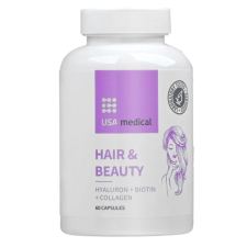  USA medical Hajvitamin kapszula hialuronnal, kollagénnel és biotinnal 60 db vitamin és táplálékkiegészítő