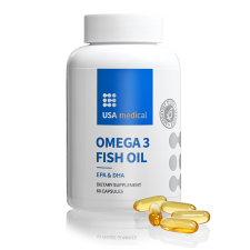  USA medical OMEGA-3 FISH OIL kapszula 60 db vitamin és táplálékkiegészítő