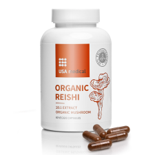 USA Medical ORGANIC REISHI gomba kivonat 60 kapszula USA medical vitamin és táplálékkiegészítő