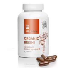 USA medical Pecsétviaszgomba kapszula acerola kivonattal ORGANIC REISHI – 60 db gyógyhatású készítmény
