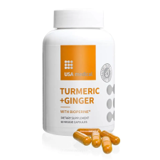  USA medical TURMERIC+GINGER kapszula 60 db vitamin és táplálékkiegészítő