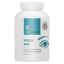 USAmedical USA MEDICAL VISION SUPPORT - SZEMVITAMIN KAPSZULA 60 db-os vitamin és táplálékkiegészítő