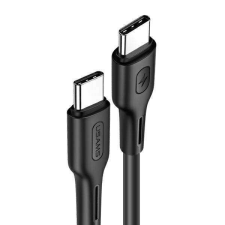USAMS kábel U43 USB-C - USB-C 100W PD gyorstöltés 5A 1.2m fekete SJ459USB01 (US-SJ459) kábel és adapter