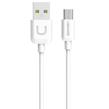 Usams Microusb Kábel 1M Töltéshez És Adatkátveléshez 2A Fehér kábel és adapter