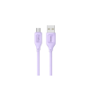 USAMS MOE SJ620 MICRO USB KÁBEL 2A 1 MÉTER LILA
