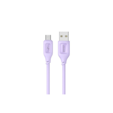 USAMS MOE SJ620 MICRO USB KÁBEL 2A 1 MÉTER LILA kábel és adapter