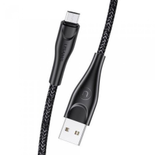 USAMS SJ393USB01 Micro-USB töltő és adat kábel fekete (SJ393USB01) - Adatkábel kábel és adapter