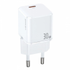 USAMS T45 30W Super Si Mini PD Fast Charger White