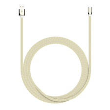 USAMS Töltő és adatkábel Lightning csatlakozóval 1 méter Usams SJ108 U-Joe arany kábel és adapter