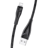USAMS U41 Braided Data and Charging Cable 2m Black (US-SJ394B)