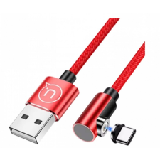 USAMS U54 Right-angle Aluminum Alloy Magnetic Charging Cable Micro Red (US-SJ445R) kábel és adapter
