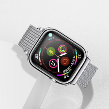  USAMS ZB67IW2 Apple Watch ezüst mágneses fém szíj és tok (40MM) okosóra kellék