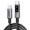  USB-C to USB-C Kábel UGREEN L509, 100W, 5A, 2m, Szürke