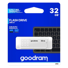 USB flash meghajtó GOODRAM UME2 32 GB USB 2.0 fehér pendrive