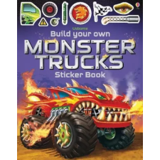 Usborne Publishing Ltd Build Your Own Monster Trucks Sticker Book | Simon Tudhope egyéb könyv