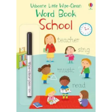 Usborne Publishing Ltd Little Wipe-Clean Word Book School | Felicity Brooks egyéb könyv