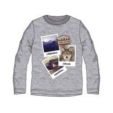  Ushuaia Pictures Szürke férfi otthoni póló S