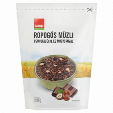 Úsovsko Hungary Kft. Coop ropogós müzli csokoládéval és mogyoróval 200 g reform élelmiszer