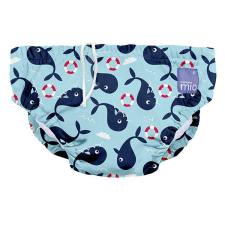 Úszópelenka Bambino Mio Whale Wharf, méret M mosható pelenka
